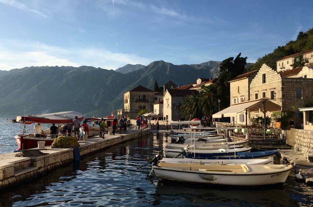 Perast Bay of Kotor Montenegro