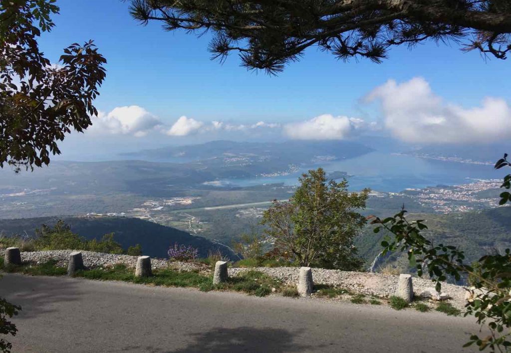 View to Tivat Bay of Kotor