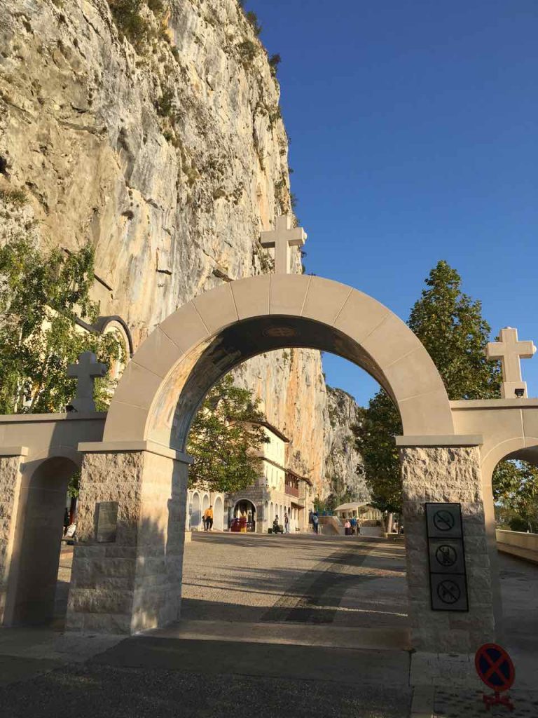 Entrance Ostrog Monastery, Montenegro